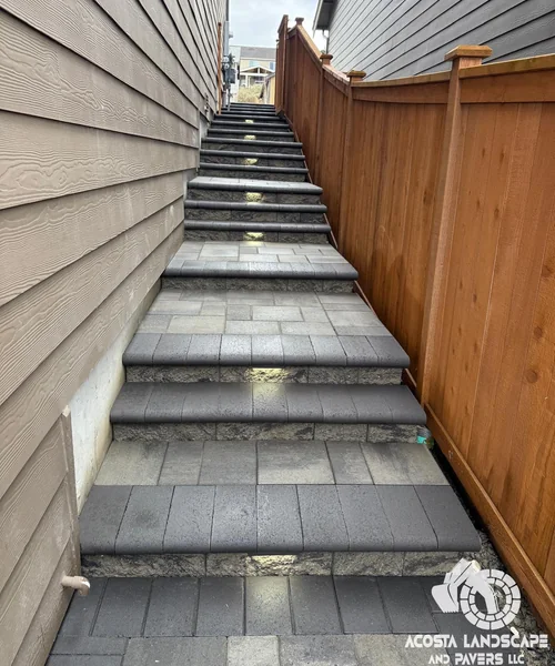 Paver Patio, Turf & Outdoor Lighting Project in Snohomish 